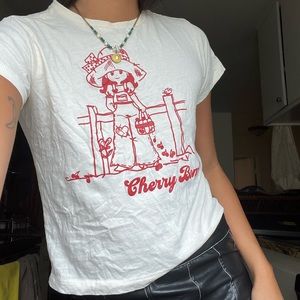 Cherry Bomb Strawberry Shortcake Graphic Tee